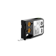 Dymo XTL taśmy trwałe do powierzchni płaskich 3/8  (9 mm) - czarne na białym
