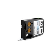 Dymo XTL taśmy trwałe do powierzchni płaskich 3/8  (9 mm) - czarne na przezroczystym