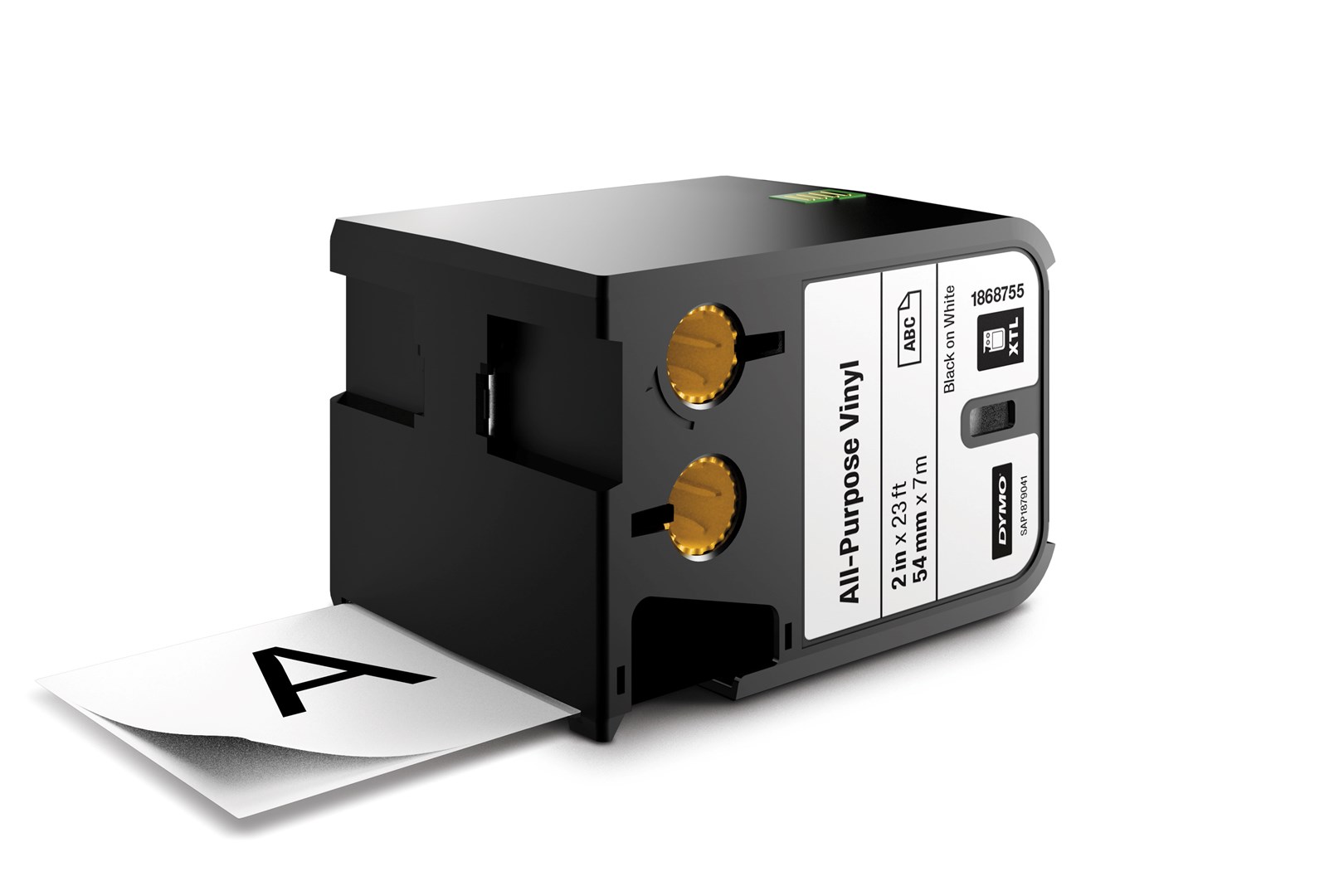 Dymo XTL uniwersalne taśmy winylowe 2  (54 mm) - czarne na białym