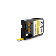 Dymo XTL uniwersalne taśmy winylowe 1/2  (12 mm) - czarne na żółtym