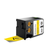 Dymo XTL uniwersalne taśmy winylowe 1-1/2  (41 mm) - czarne na żółtym