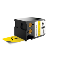 Dymo XTL uniwersalne taśmy winylowe 2  (54 mm) - czarne na żółtym