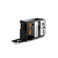 Dymo XTL uniwersalne taśmy winylowe 1  (24 mm) - białe na czarnym