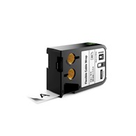 Dymo XTL elastyczne opaski na kable 1  (24 mm) - czarne na białym