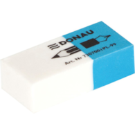 Gumka wielofunkcyjna DONAU, 41x18x11mm, niebiesko-biała