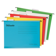 Teczki zawieszane Esselte Classic A4, kolory mix 10 szt./opak.