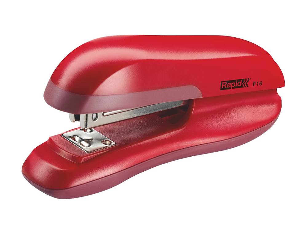 Zszywacz F16 Rapid, czerwony, 5 lat gwarancji, 30 kartek