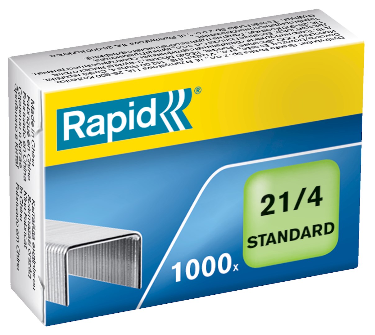 Zszywki Rapid Standard 21/4 1M 1000 szt./opak.