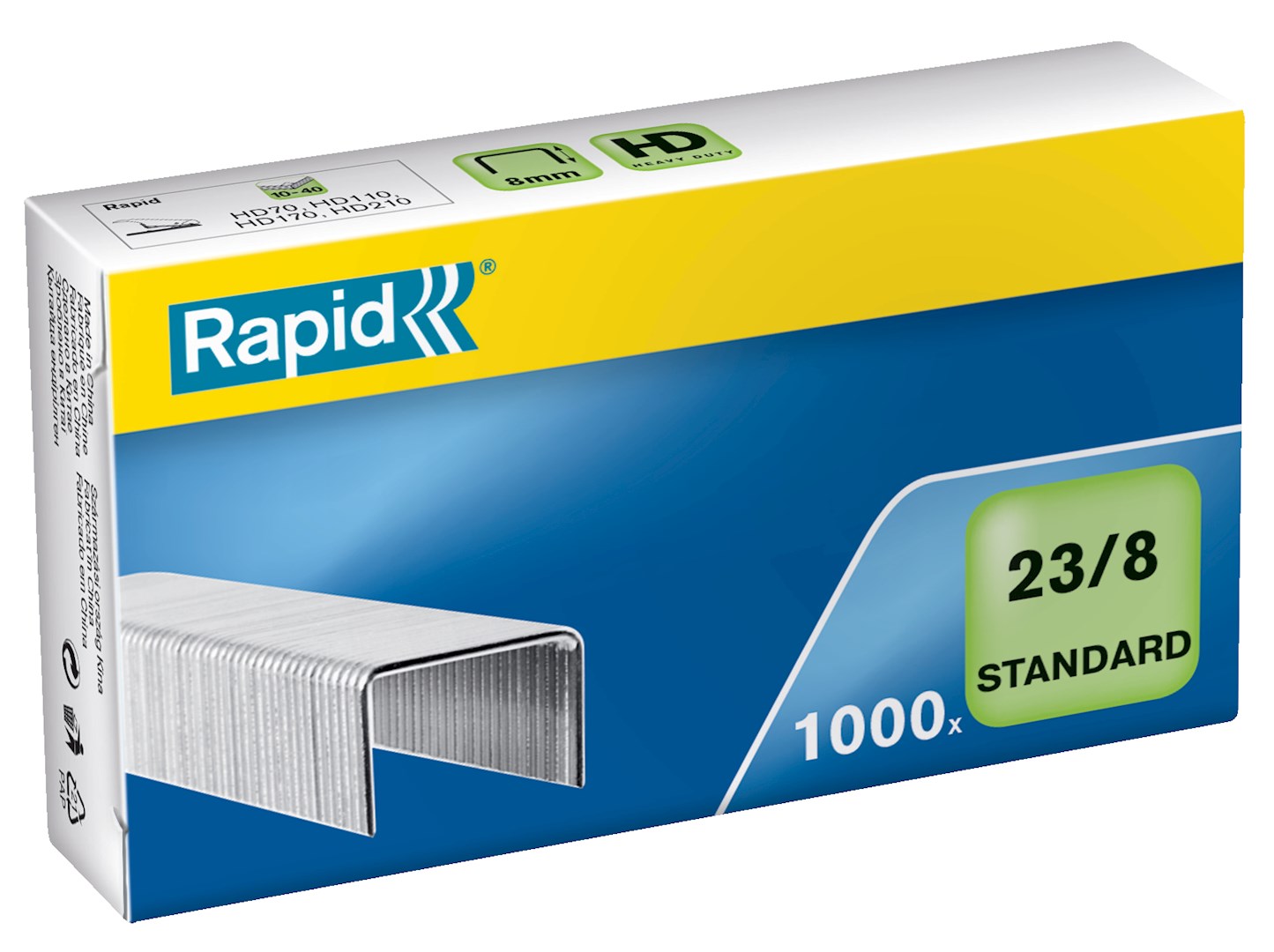 Zszywki Rapid Standard 23/8 1M 1000 szt./opak.