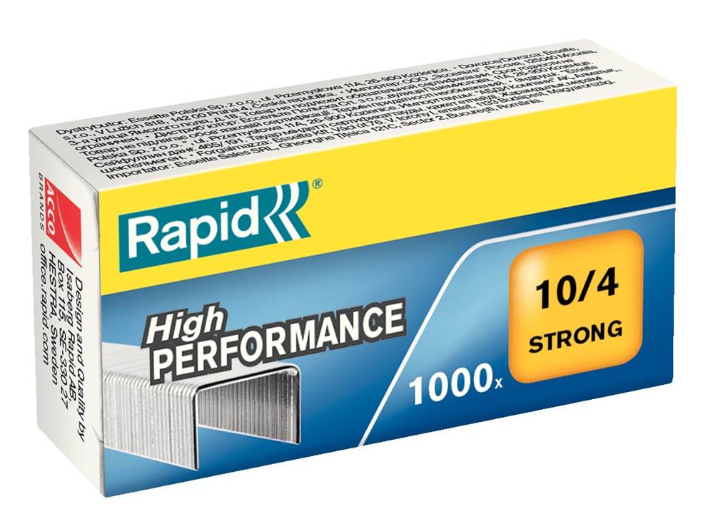 Zszywki Rapid Strong 10/4 1M 1000 szt./opak.