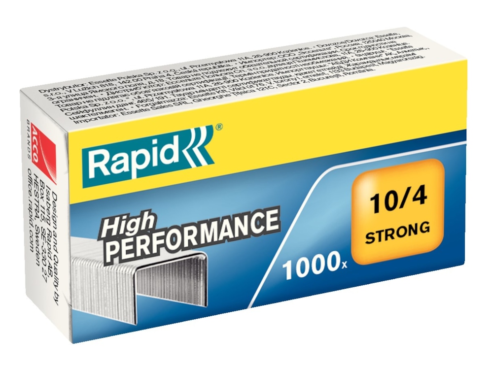 Zszywki Rapid Strong 10/4 1M 1000 szt./opak.