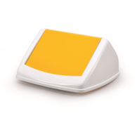 DURABIN FLIP-LID 40 SQUARE uchylna pokrywa do pojemnika 40 l, prostokątna żółty