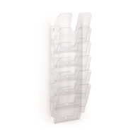 FLEXIPLUS A4 6 pionowych pojemników na dokumenty przezroczysty