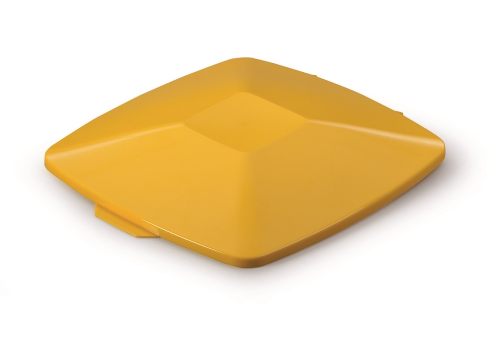 DURABIN LID 40 SQUARE pokrywa do pojemnika 40 l, prostokątna żółty