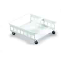 DURABIN TROLLEY FOR 2 x 60 wózek do dwóch pojemników 60 l biały