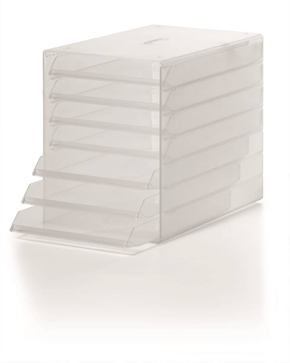 IDEALBOX A4 pojemnik z 7 szufladami  przezroczysty