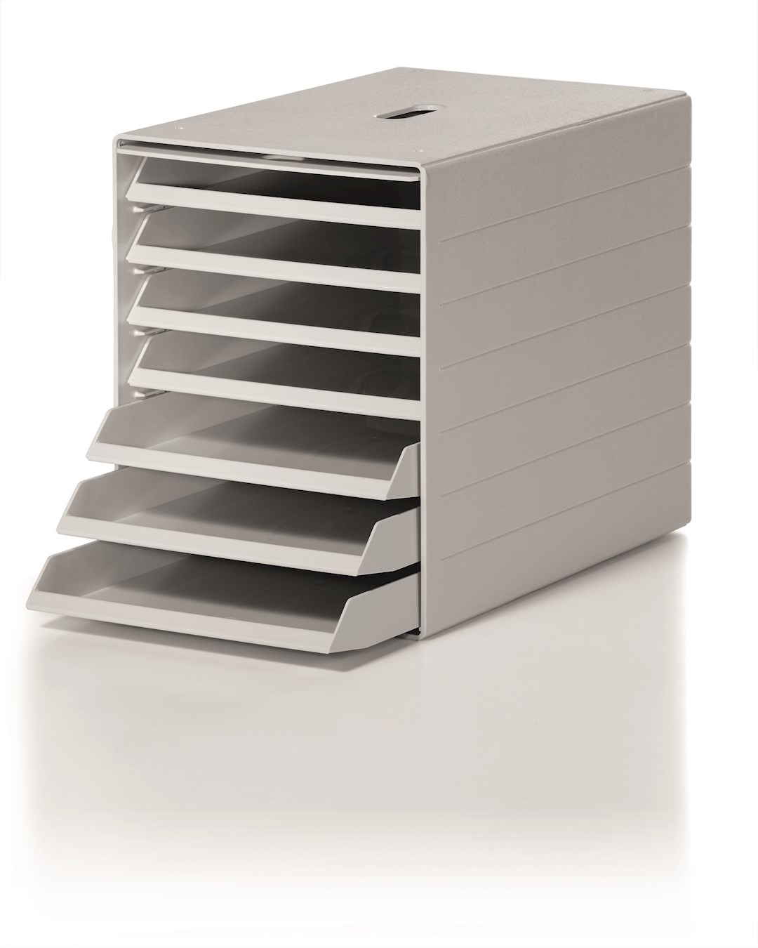 IDEALBOX PLUS A4 pojemnik z 7 szufladami z osłoną  szary