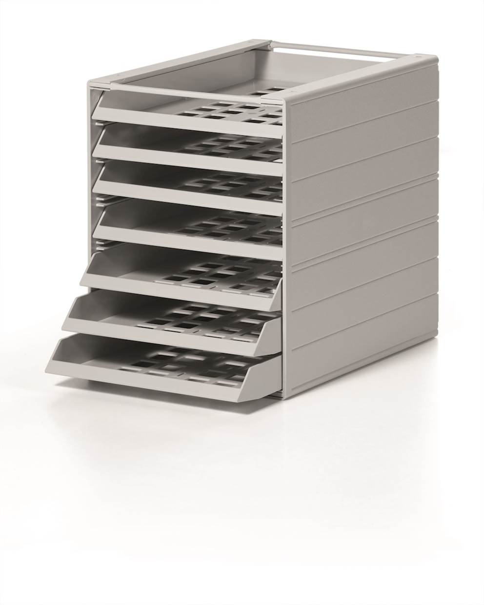 IDEALBOX BASIC 7 A4 pojemnik z 7 szufladami szary