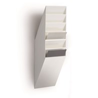 FLEXIBOXX A4 6 pionowych pojemników na dokumenty biały