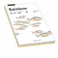 Papier ksero mix pastelowy A4/80g 100 arkuszy (5x20) Rainbow