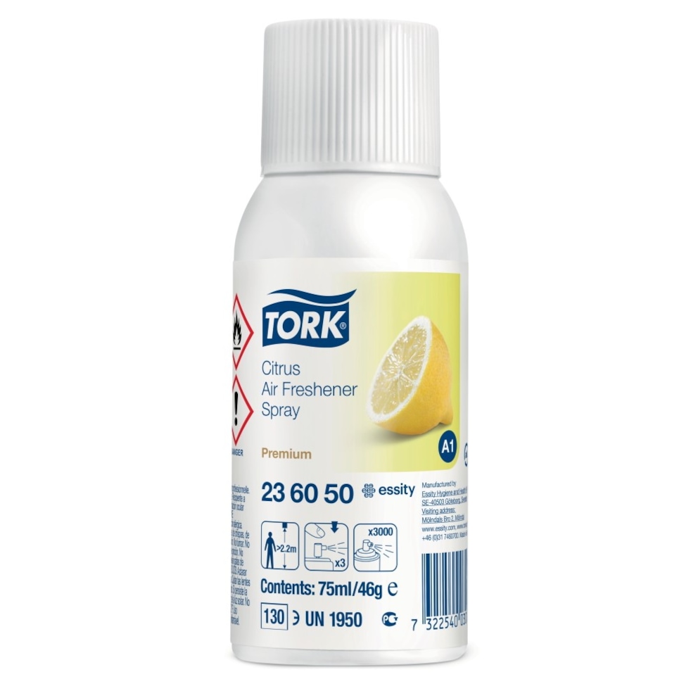 Tork odświeżacz powietrza w sprayu cytrusowy, 75 ml