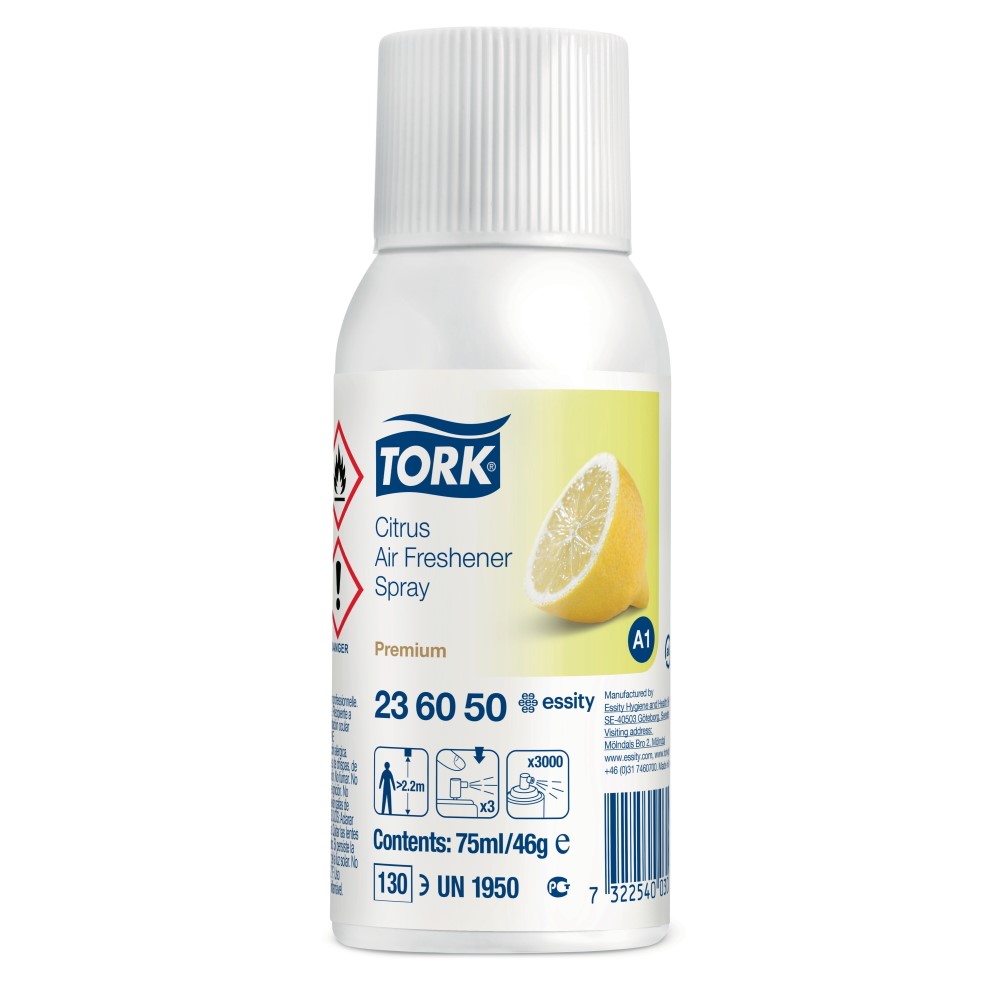 Tork odświeżacz powietrza w sprayu cytrusowy, 75 ml