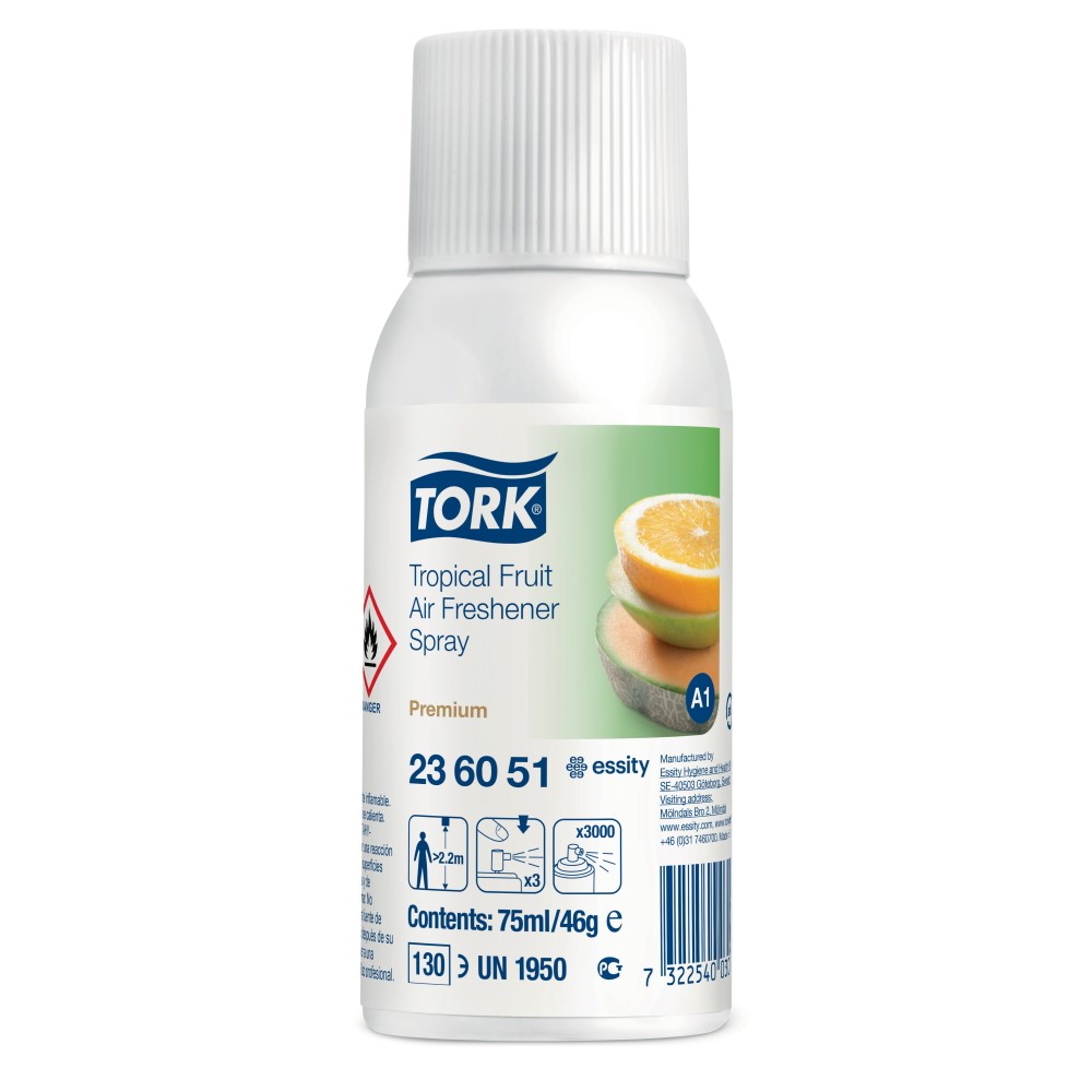 Tork odświeżacz powietrza w sprayu o zapachu owoców, 75 ml