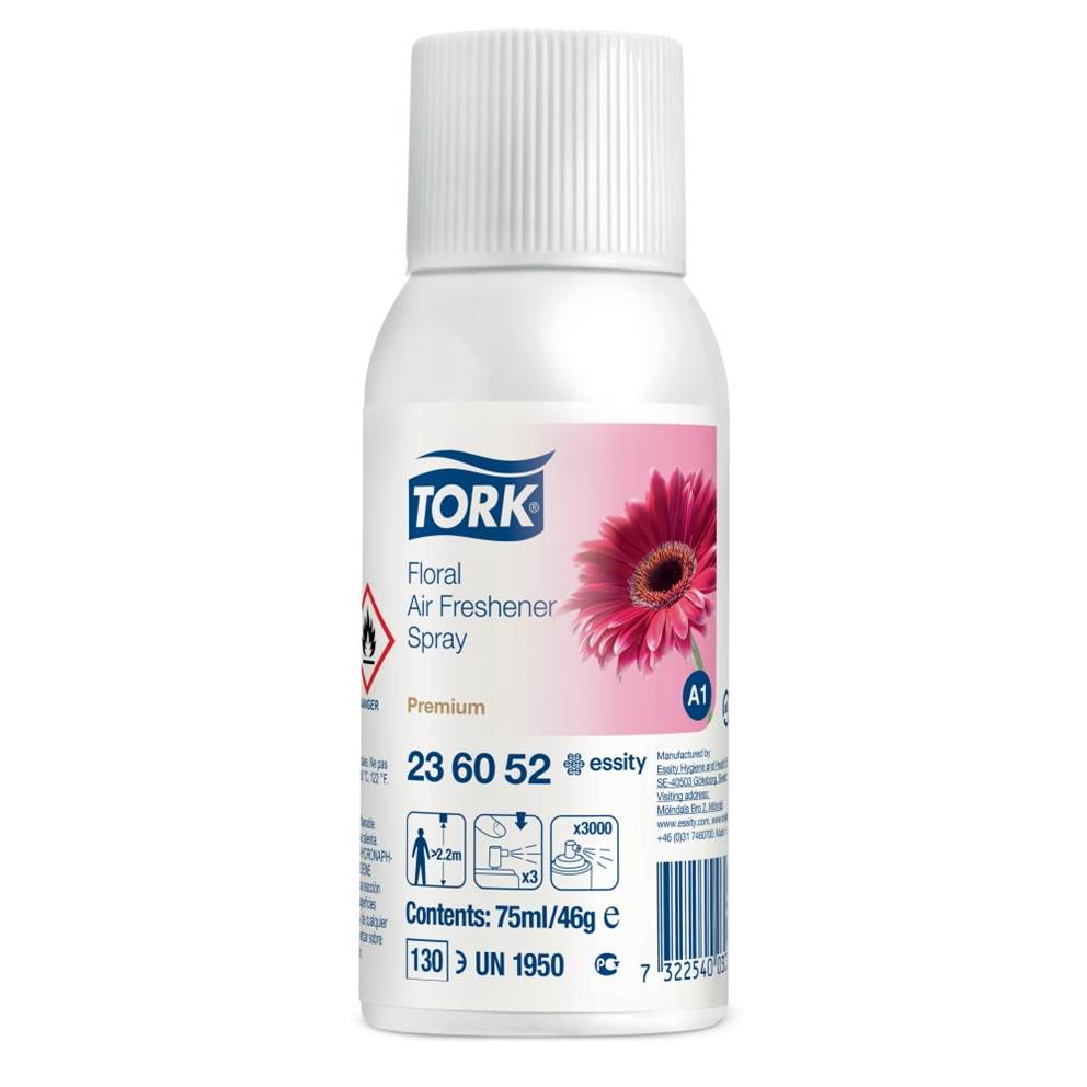 Tork odświeżacz powietrza w sprayu kwiatowy, 75 ml