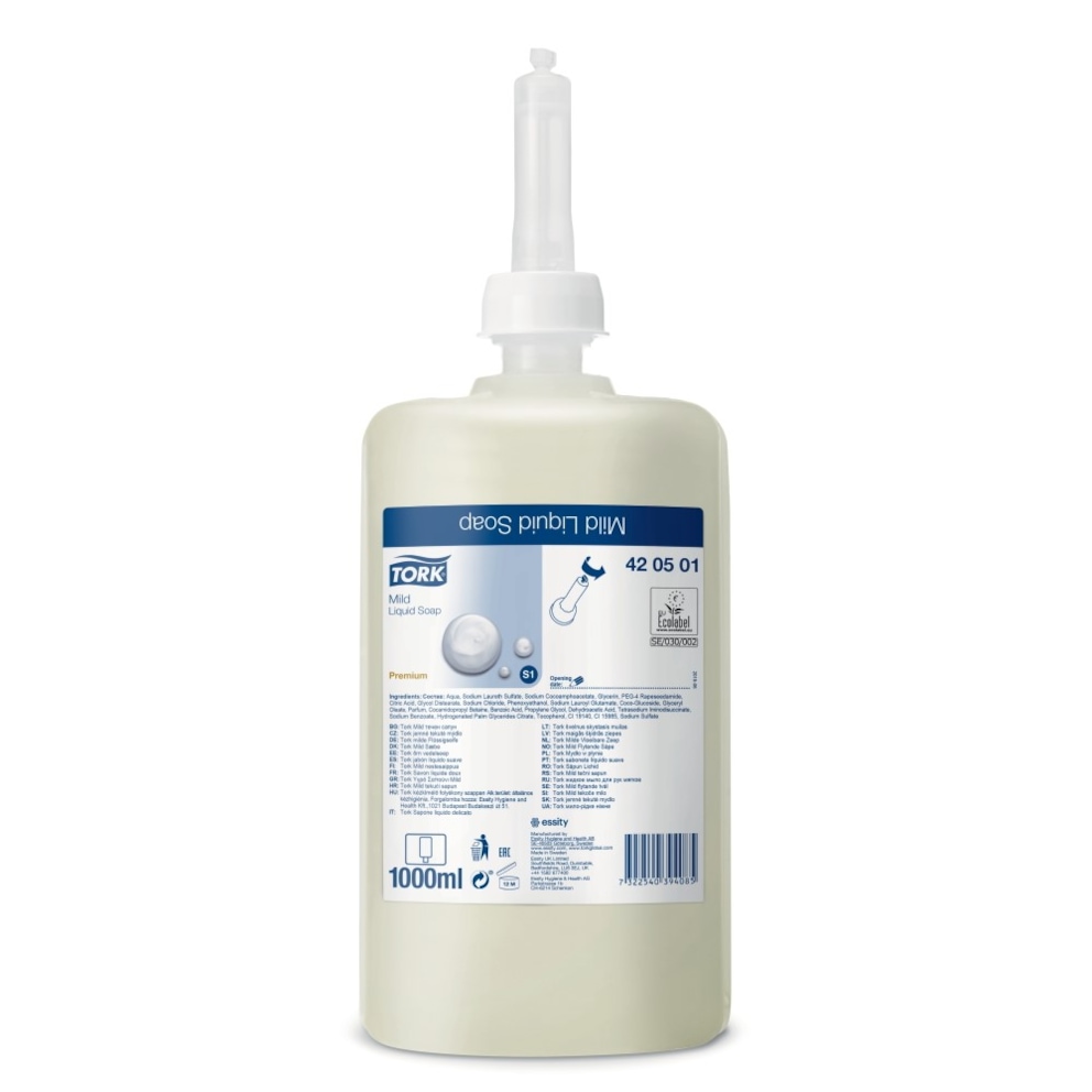 Tork delikatne mydło w płynie, perfumowane, 1000 ml S1
