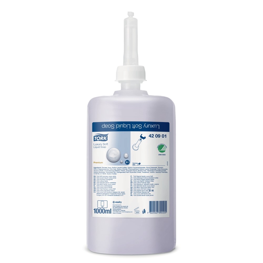 Tork luksusowe i delikatne mydło w płynie, zapach jaśminu, 1000 ml