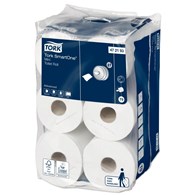 Tork SmartOne® mini papier toaletowy w roli, 2 warstwy, celuloza + makulatura, 111,6 m
