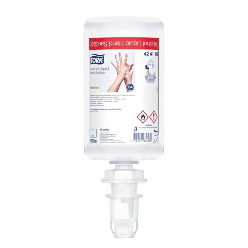 Tork alkoholowy preparat w płynie do higienicznej i chirurgicznej dezynfekcji rąk, biobójczy, 1000 ml