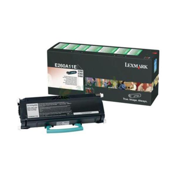 Toner Lexmark E260A31EWydajność: 3.500 stron A4 przy 5% pokrycia strony