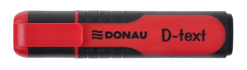Zakreślacz fluorescencyjny DONAU D-Text, 1-5mm (linia), czerwony
