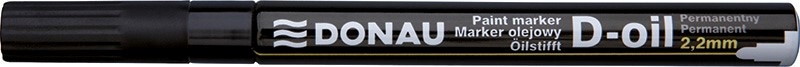 Marker olejowy DONAU D-Oil, okrągły, 2,2mm, czarny