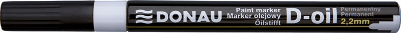 Marker olejowy DONAU D-Oil, okrągły, 2,2mm, biały