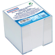 Kostka DONAU nieklejona, w pudełku, 92x92x82mm, biała