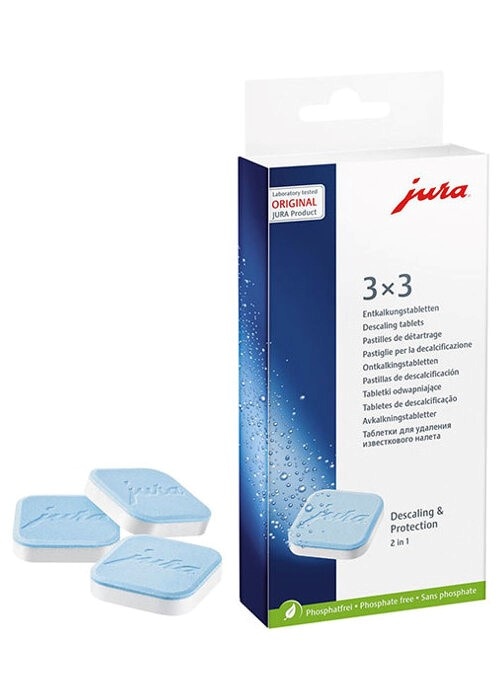 Tabletki  odkamieniające do ekspresów JURA 9szt