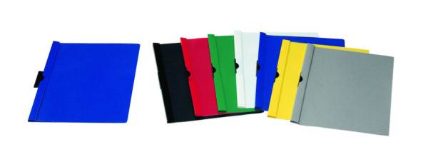 Skoroszyt PP BIELLA A4 z metalowym klipsem czerwony