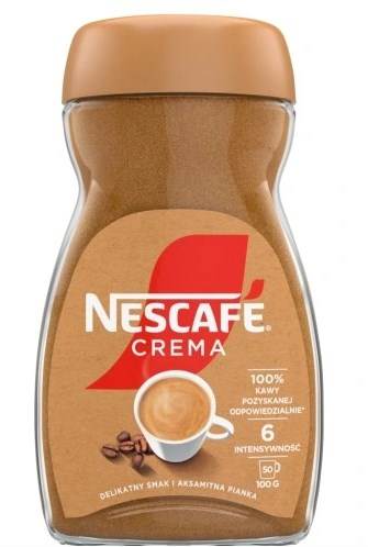 Kawa rozpuszczalna NESCAFÉ CREMA 100 g słoik