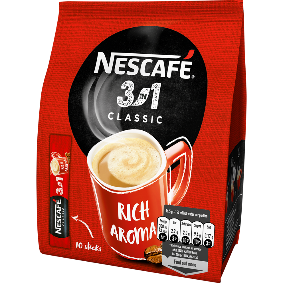 Kawa rozpuszczalna NESCAFÉ 3in1 CLASSIC 10 szt./opak.