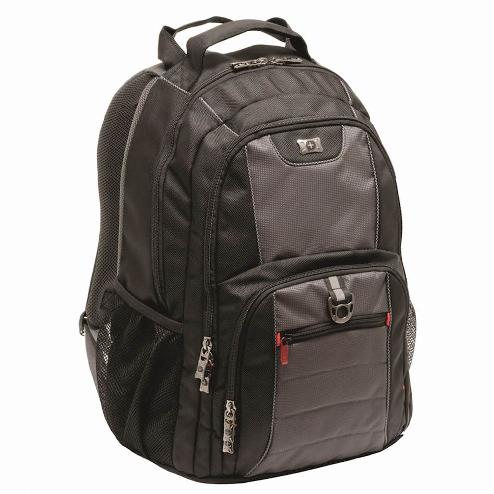 Plecak WENGER Pillar, 16 , 380x480x250mm, czarny/szary