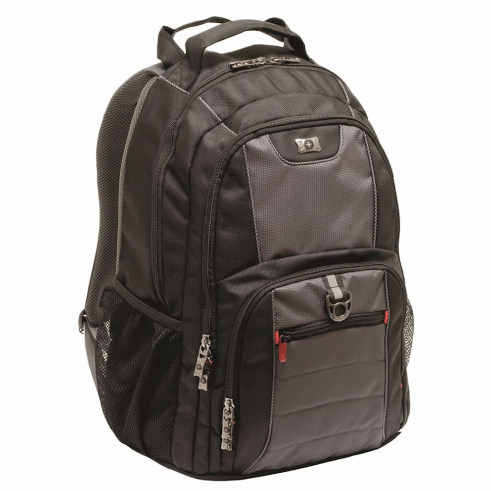 Plecak WENGER Pillar, 16 , 380x480x250mm, czarny/szary