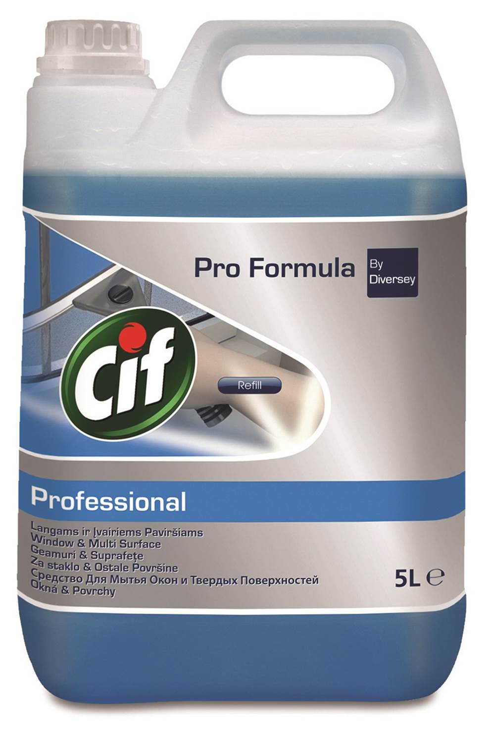 Preparat do mycia szyb CIF Diversey, 5l