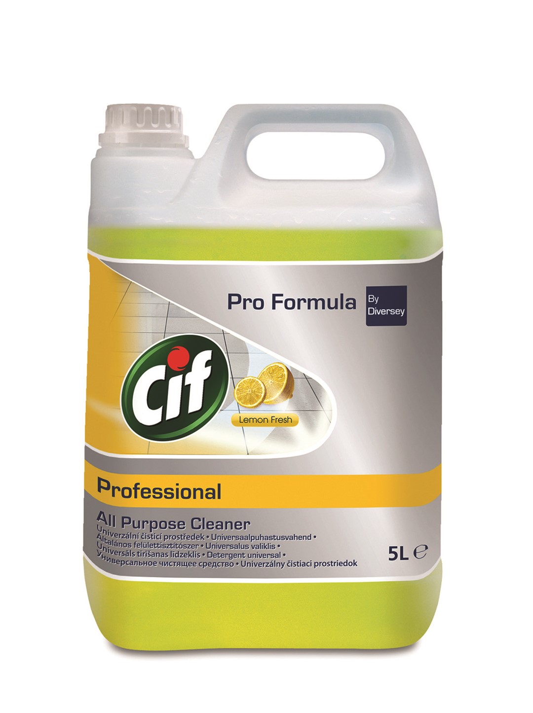 Preparat do mycia podłóg i różnych powierzchni CIF Diversey, 5L, cytrynowy