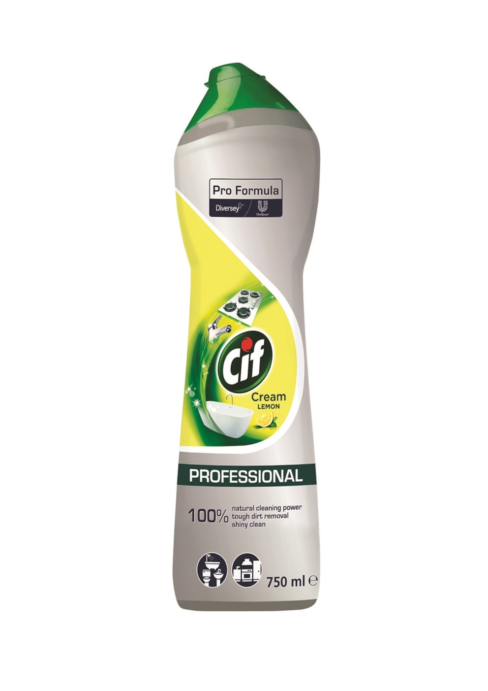 Mleczko do czyszczenia CIF Diversey Cytryna, 0,75l
