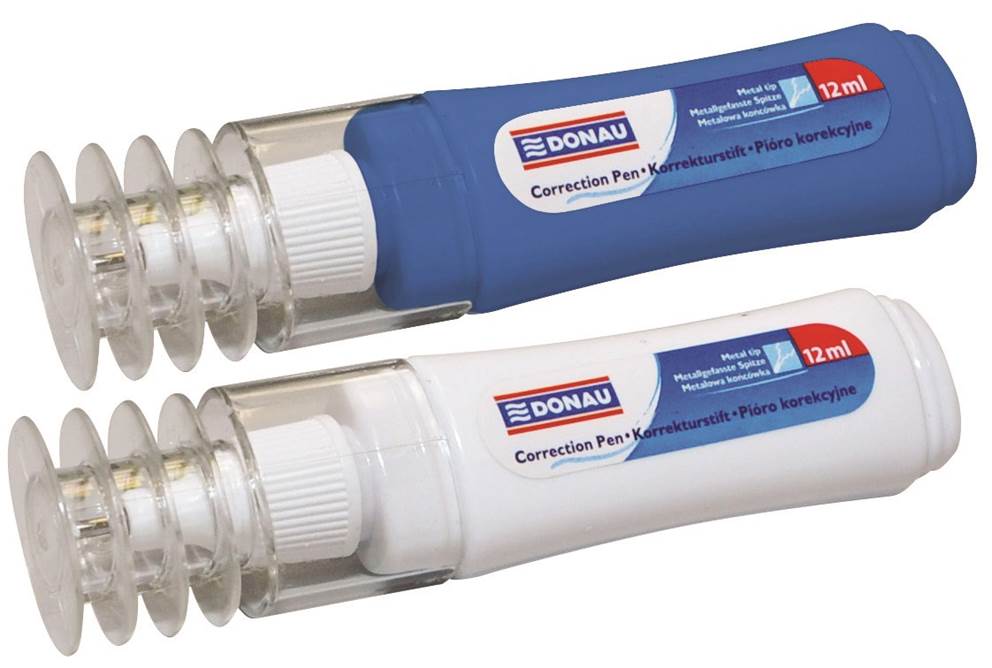 Korektor w piórze DONAU, metalowa końcówka, 12ml