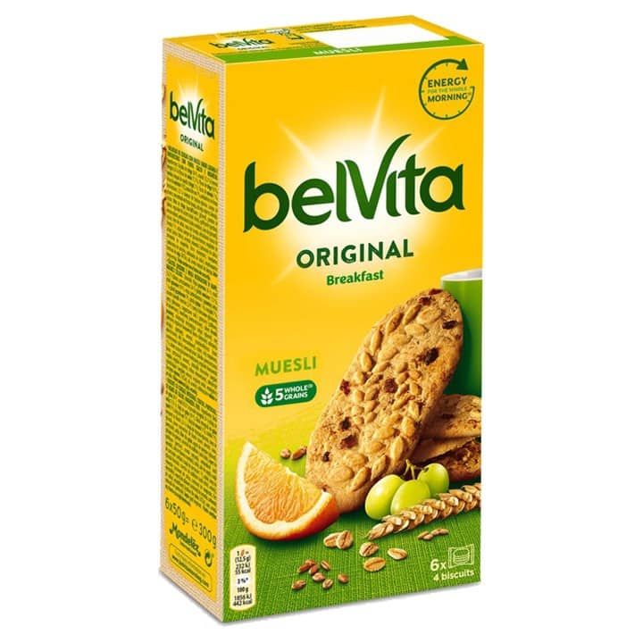 Ciastka zbożowe Belvita musli z owocami 300g