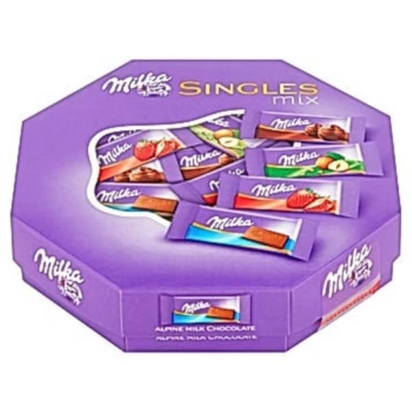 BOMBONIERKA MILKA SINGLES MIX 138G MONDELEZ