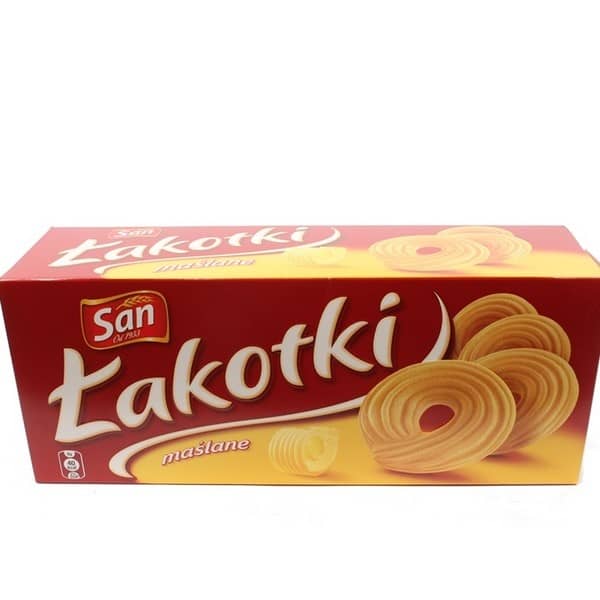 Ciastka Łakotki SAN, 168 g maślane